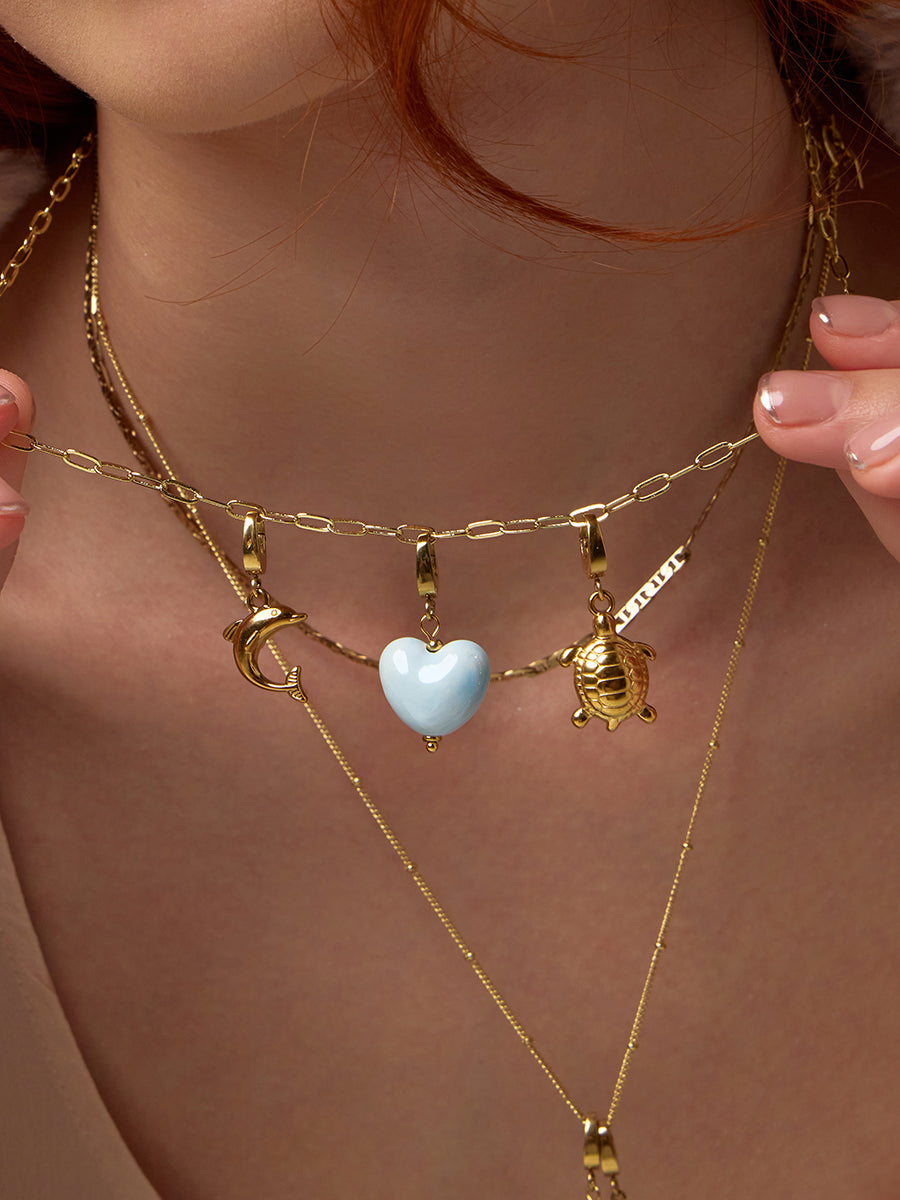 Dolphin Gold Charm | Wanderlust + Co