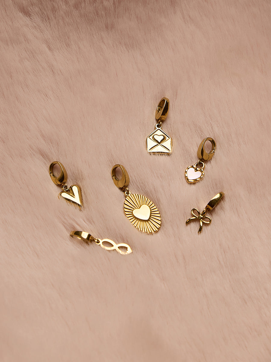 Love Letter Gold Charm | Wanderlust + Co