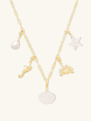Keepsakes Pearl Gold Necklace | Wanderlust + Co