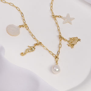 Keepsakes Pearl Gold Necklace