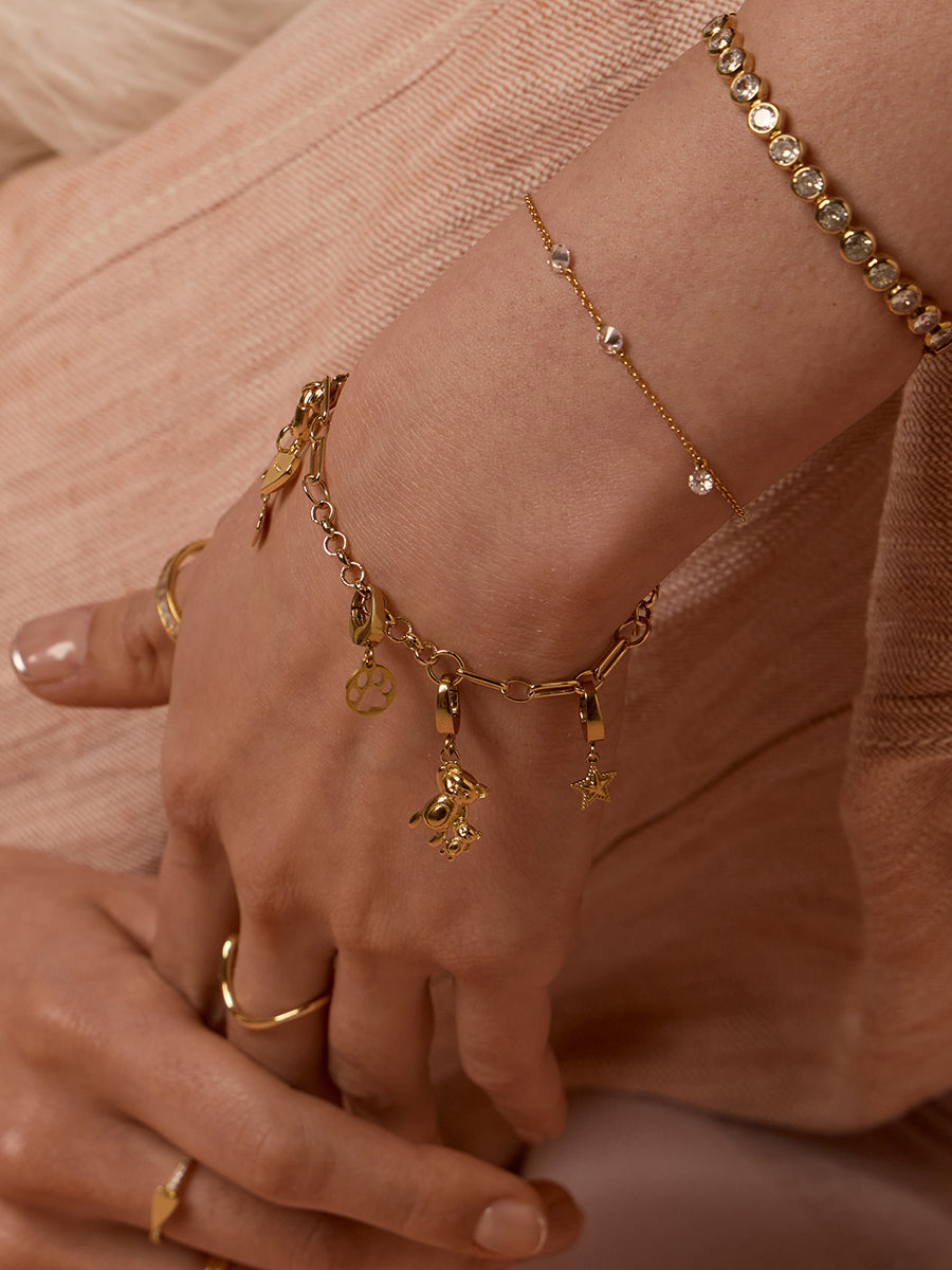 Teddy Gold Charm | Wanderlust + Co