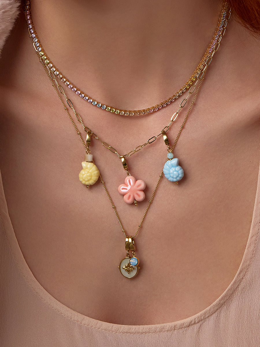 Diamante Sky Gold Charm | Wanderlust + Co