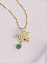 Starfish Aventurine Gold Necklace