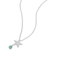 Starfish Aventurine Silver Necklace | Wanderlust + Co