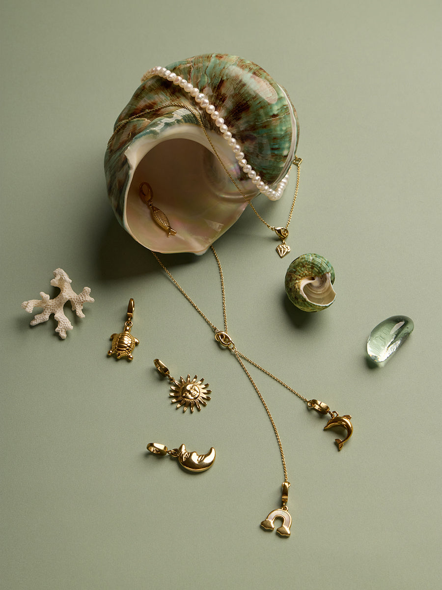 Fish Gold Charm | Wanderlust + Co