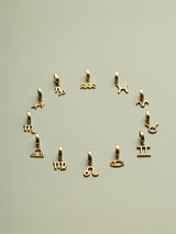 Petite Zodiac Gold Charm | Wanderlust + Co