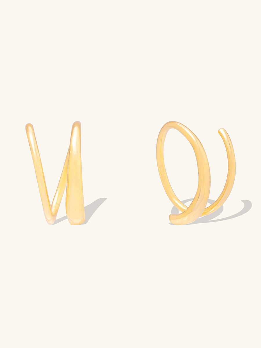 Loop 14K Solid Gold Hoop Earrings | Wanderlust + Co