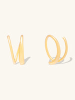 Loop 14K Solid Gold Hoop Earrings