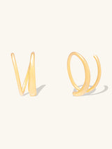 Loop 14K Solid Gold Hoop Earrings | Wanderlust + Co