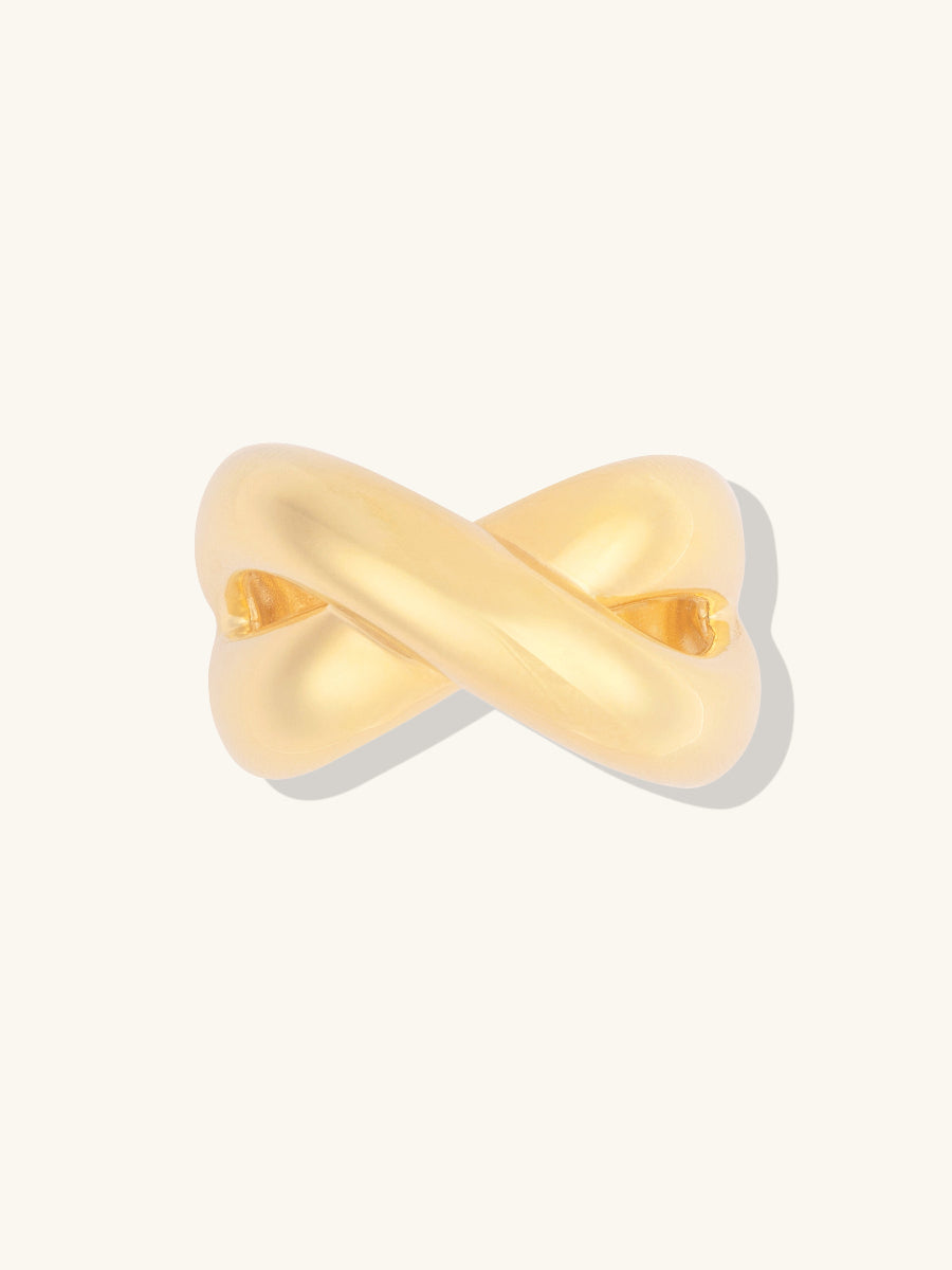 Cross 14K Gold Vermeil Ring | Wanderlust + Co