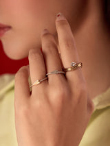 All My Heart Pave 14K Gold Vermeil Ring | Wanderlust + Co