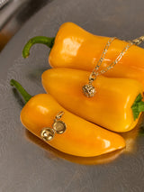 Pineapple Bun Gold Locket Charm | Wanderlust + Co