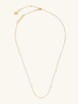 Multi Brilliant Bezel 14K Gold Vermeil Necklace | Wanderlust + Co