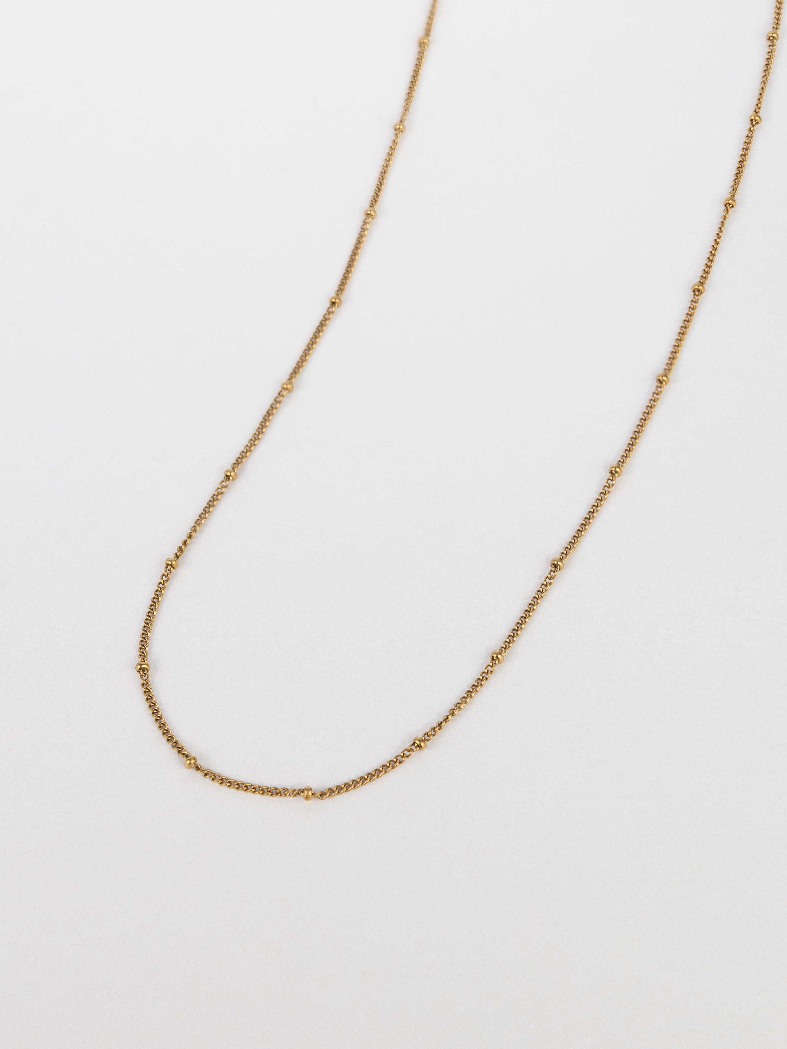 Beaded Gold Essential Chain Necklace