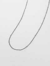 Beaded Silver Essential Chain Necklace