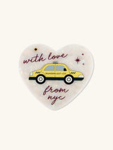 With Love From NYC Heart Mirror & Comb