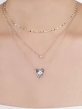 Petal 14K White Gold Chain Necklace