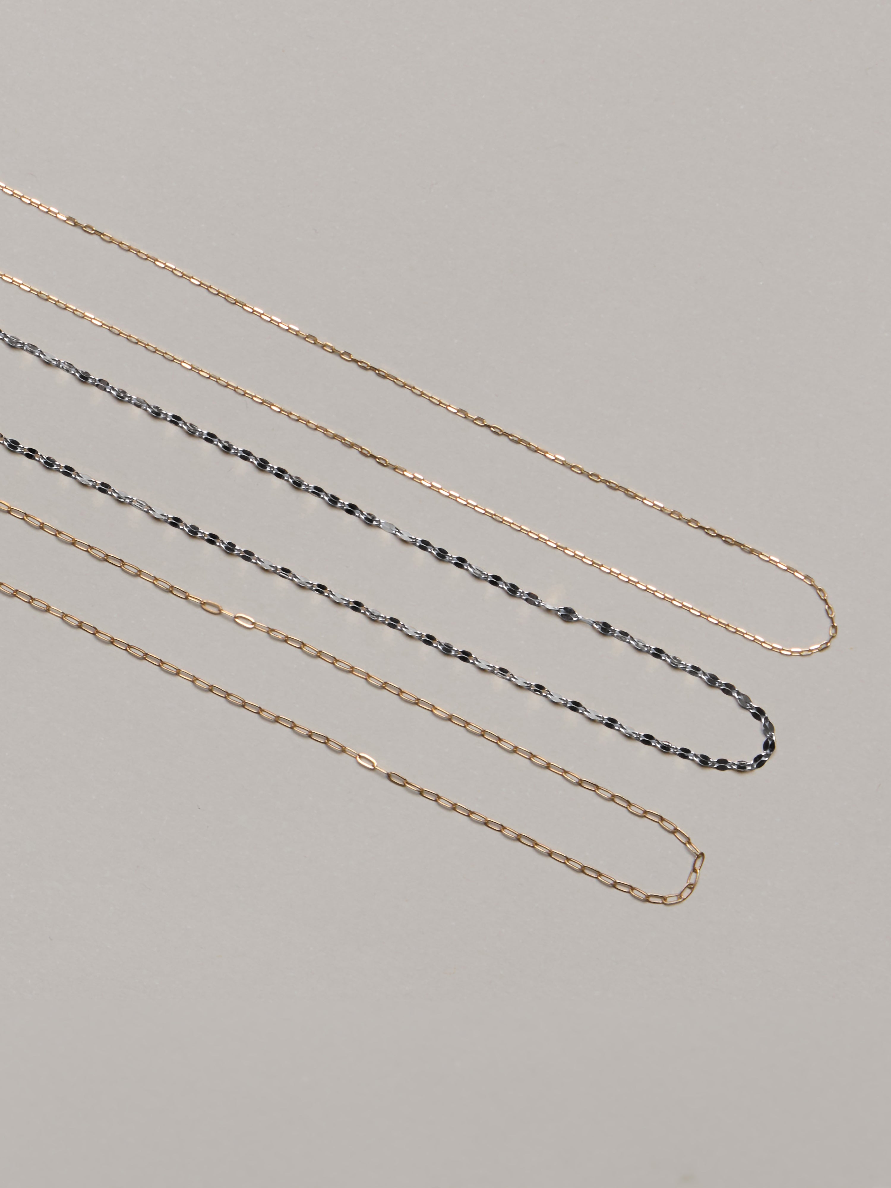 Petal 14K White Gold Chain Necklace