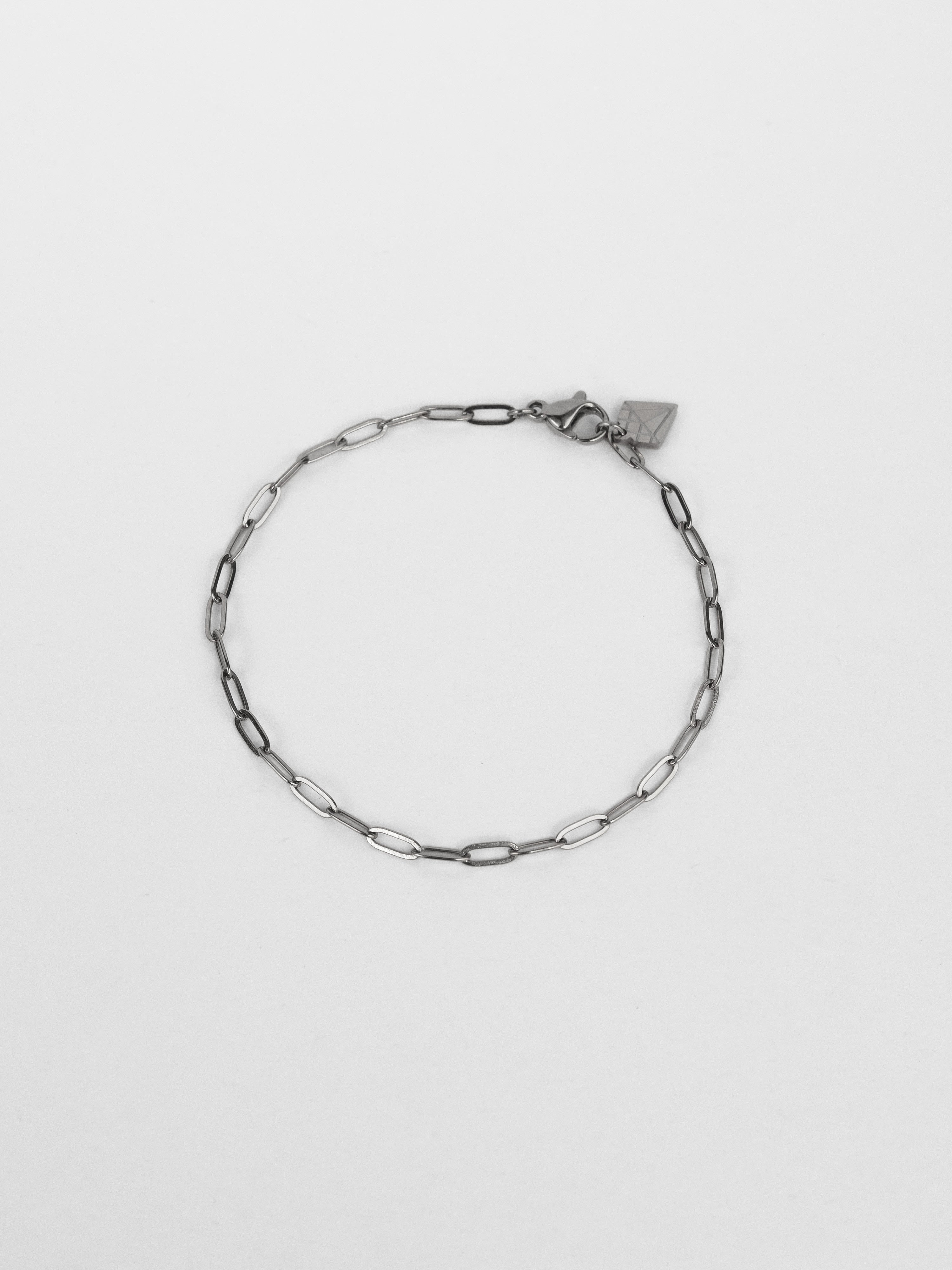 Beaded Silver Essential Chain Bracelet