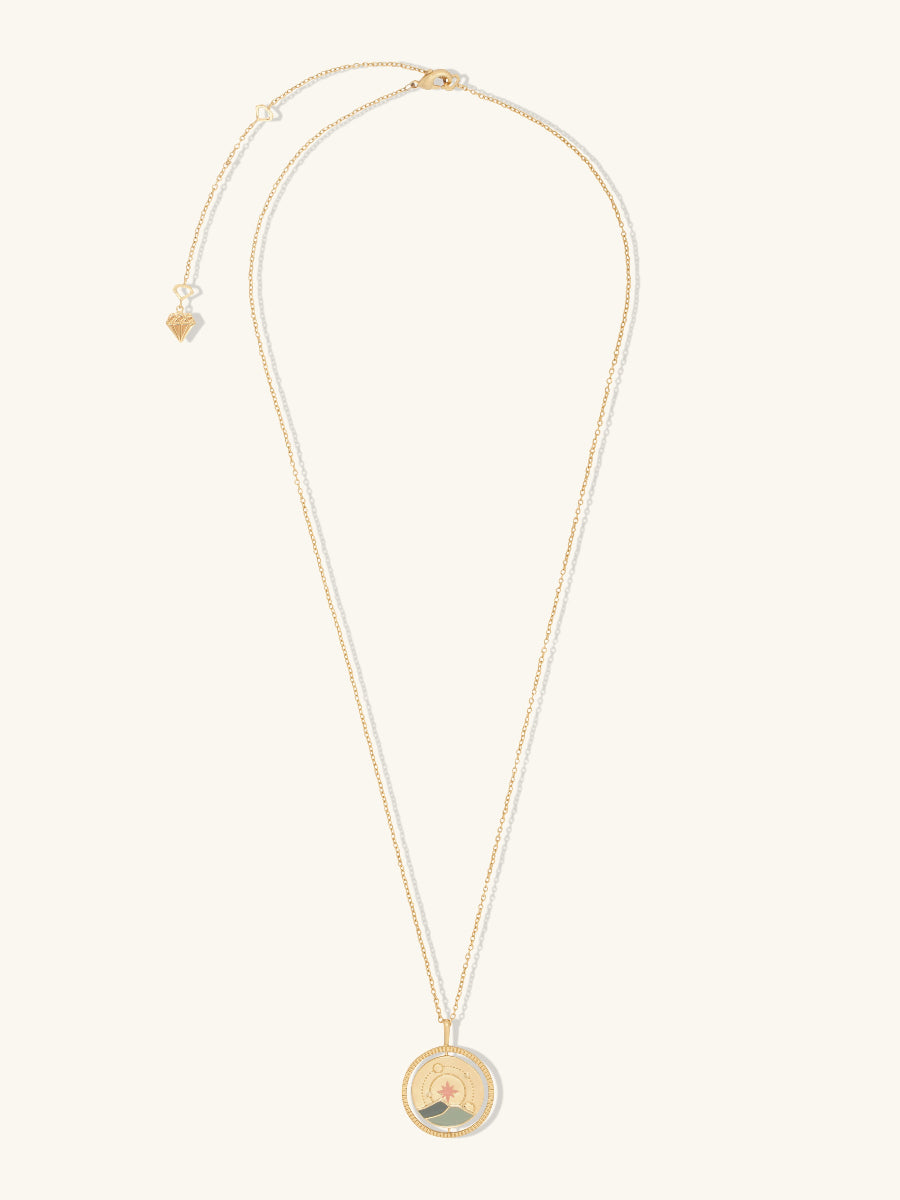 Milky Way Spinning Gold Necklace | Wanderlust + Co