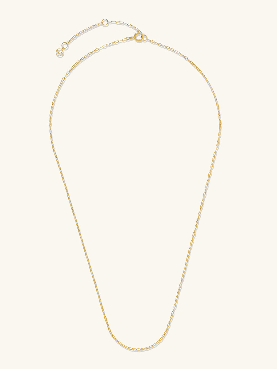 Mini Harper 14K Solid Gold Chain Necklace | Wanderlust + Co