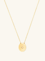 Falling Star Heirloom Gold Locket Necklace | Wanderlust + Co 