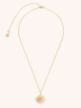 Moonlit Taupe & Gold Locket Necklace | Wanderlust + Co