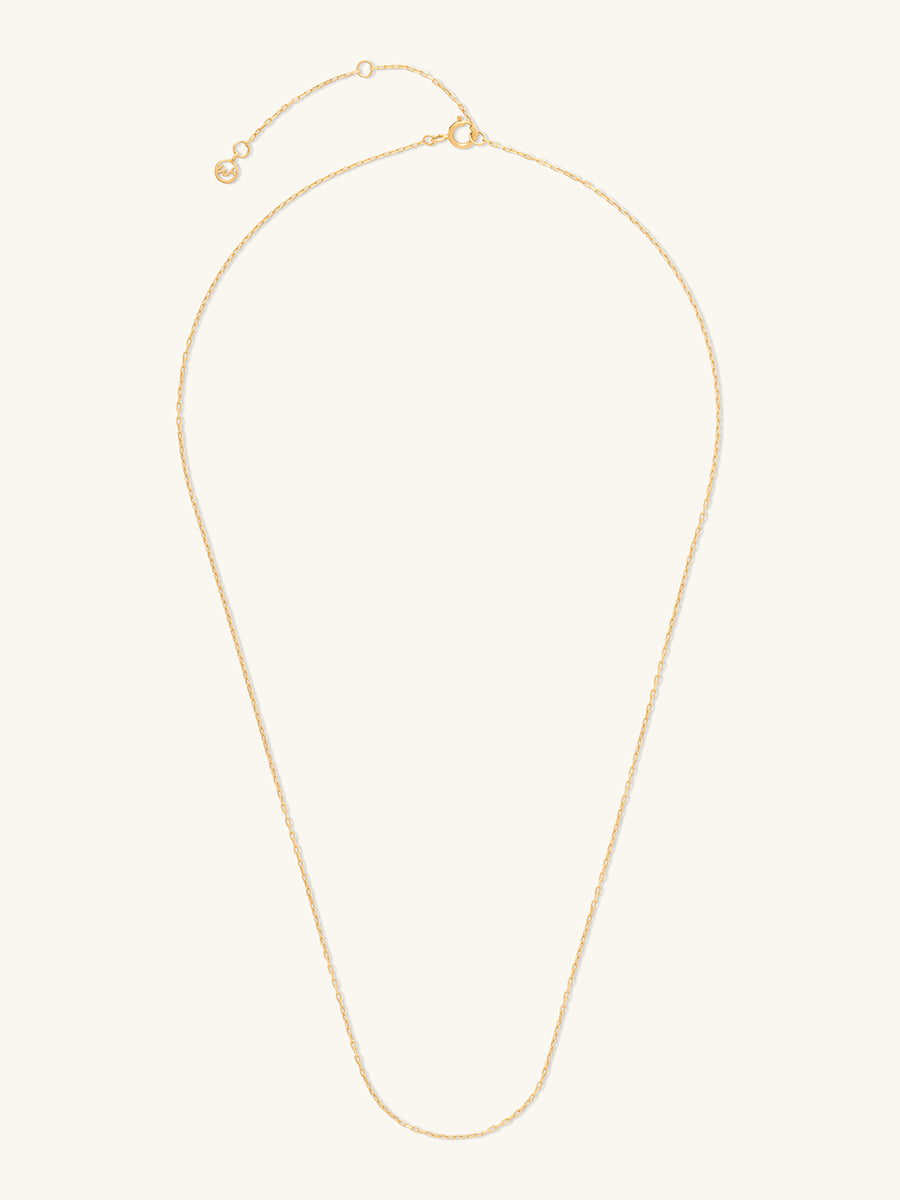 Nano Harper 14K Solid Gold Chain Necklace | Wanderlust + Co