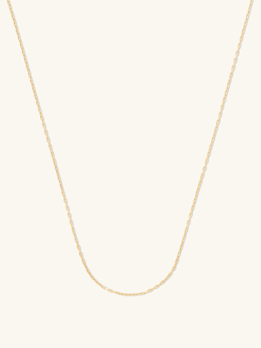Nano Harper 14K Solid Gold Chain Necklace | Wanderlust + Co