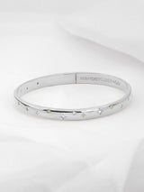 Midnight Hour Silver Bangle | Wanderlust + Co 