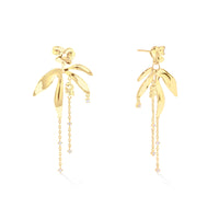 In Bloom Gold Drop Earrings | Wanderlust + Co 