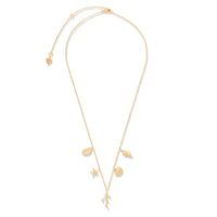 Como Charms Gold Necklace | Wanderlust + Co