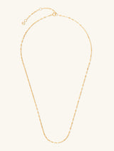 Petal 14K Solid Gold Chain Necklace | Wanderlust + Co