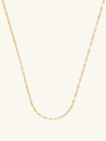 Petal 14K Solid Gold Chain Necklace