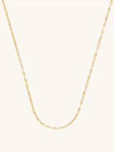 Petal 14K Solid Gold Chain Necklace | Wanderlust + Co