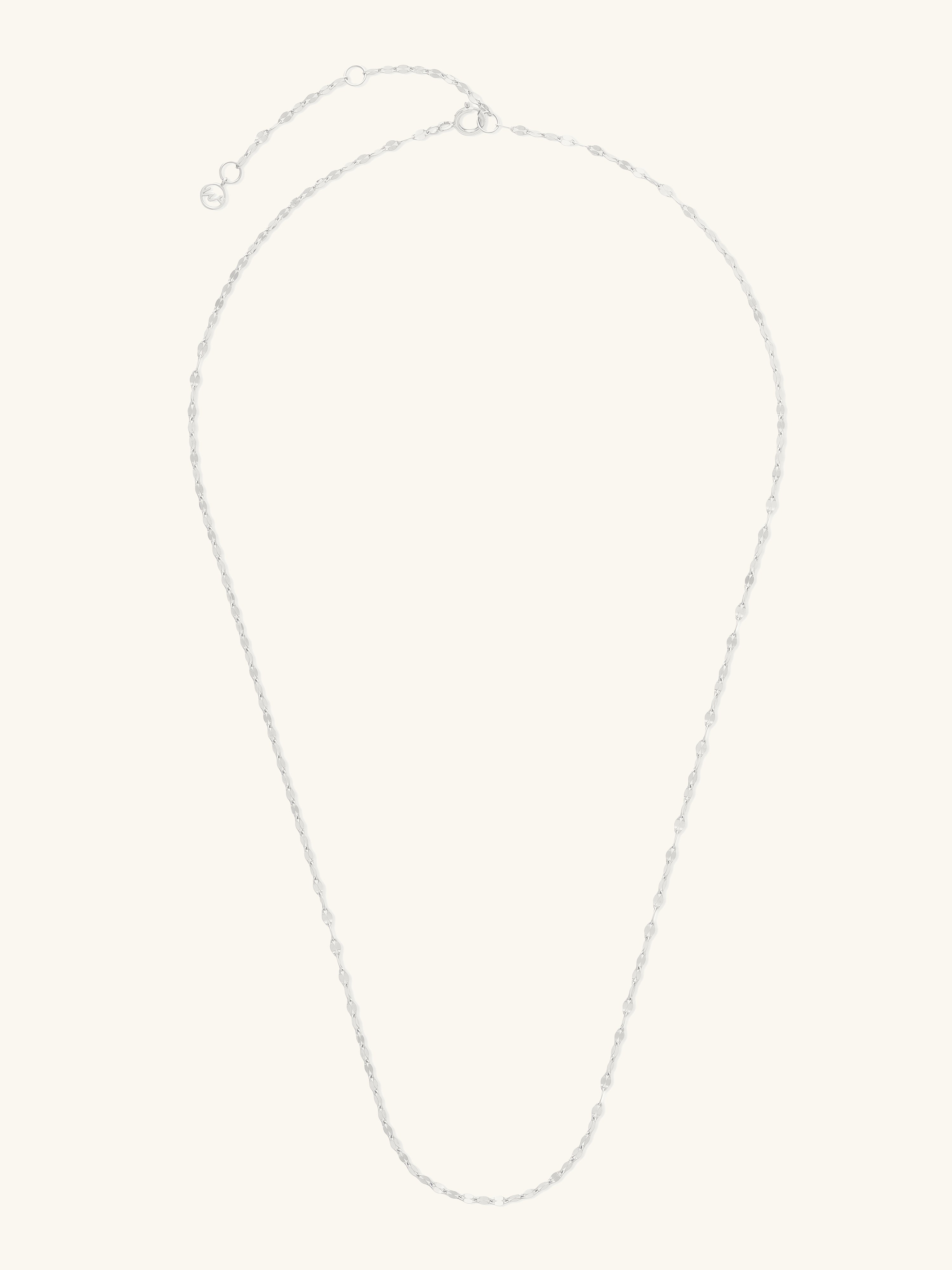 Petal 14K White Gold Chain Necklace