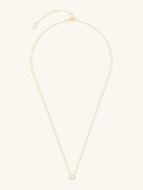Petite Sunseeker Diamond Pave 14K Solid Gold Necklace | Wanderlust + Co