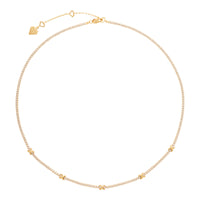 Pave 14K Gold Vermeil Petite Tennis Necklace | Wanderlust + Co