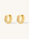Constellation Gold 7mm Baby Huggie Earrings