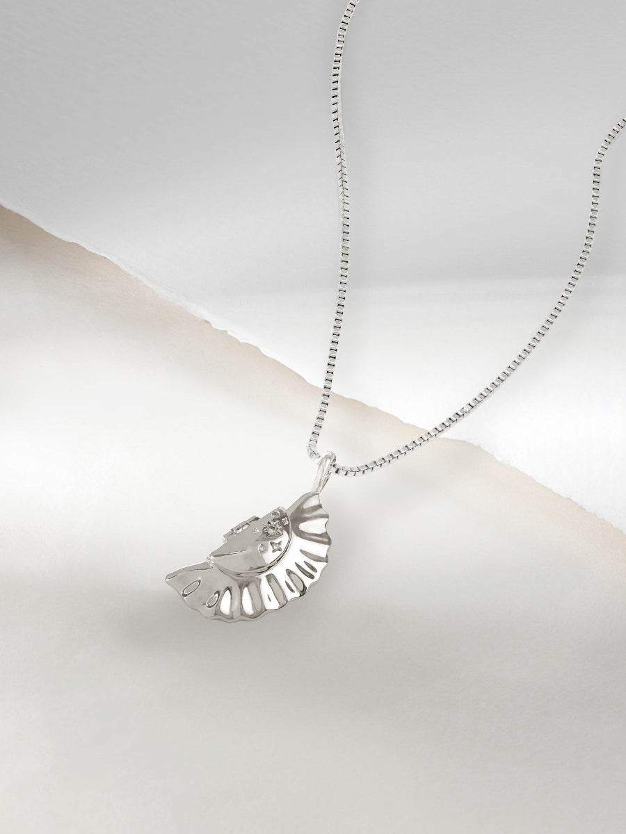Dumpling Silver Necklace | Wanderlust + Co