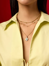 Prosperity Mahjong Silver Charm | Wanderlust + Co