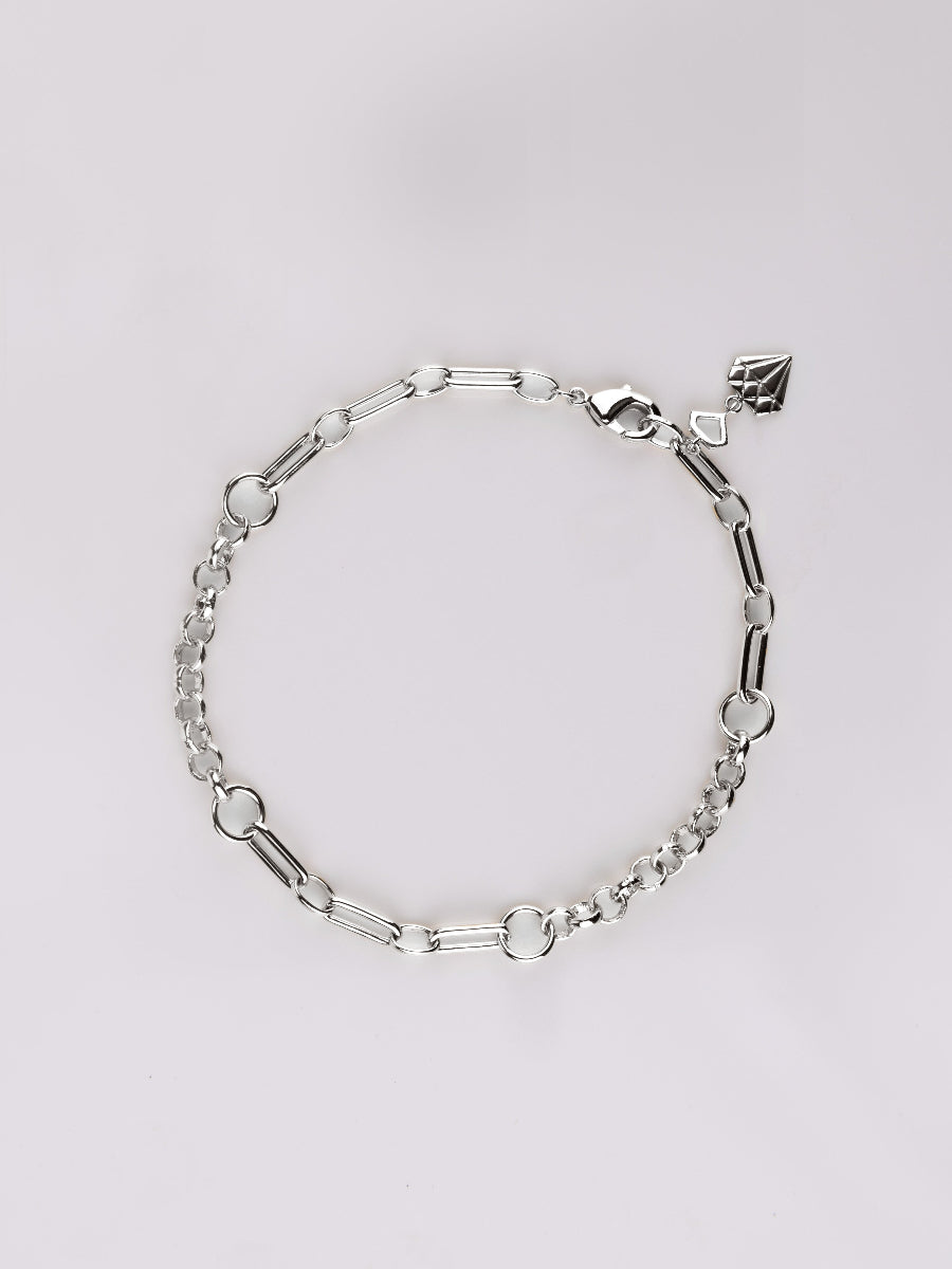 Mixed Chain Silver Bracelet | Wanderlust + Co