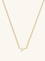Starburst 14K Gold Vermeil Curb Chain Necklace