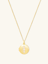 Starburst 14K Gold Vermeil Locket Necklace | Wanderlust + Co