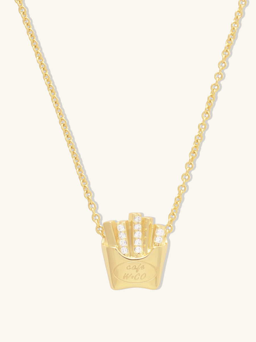 Fries Gold Necklace | Wanderlust + Co