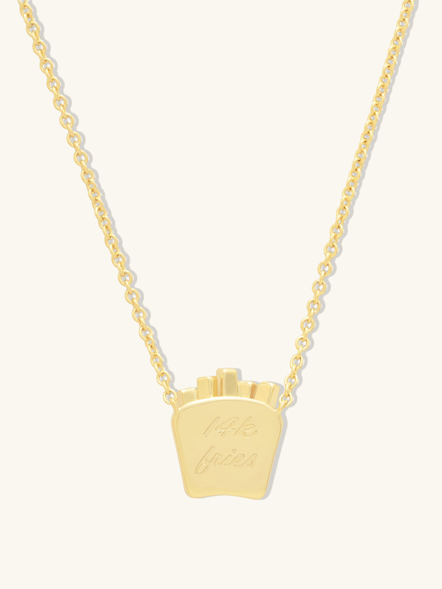 Fries Gold Necklace | Wanderlust + Co