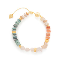 Aura Beaded Gold Bracelet | Wanderlust + Co