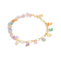 Kaleidoscope Beaded Gold Bracelet | Wanderlust + Co
