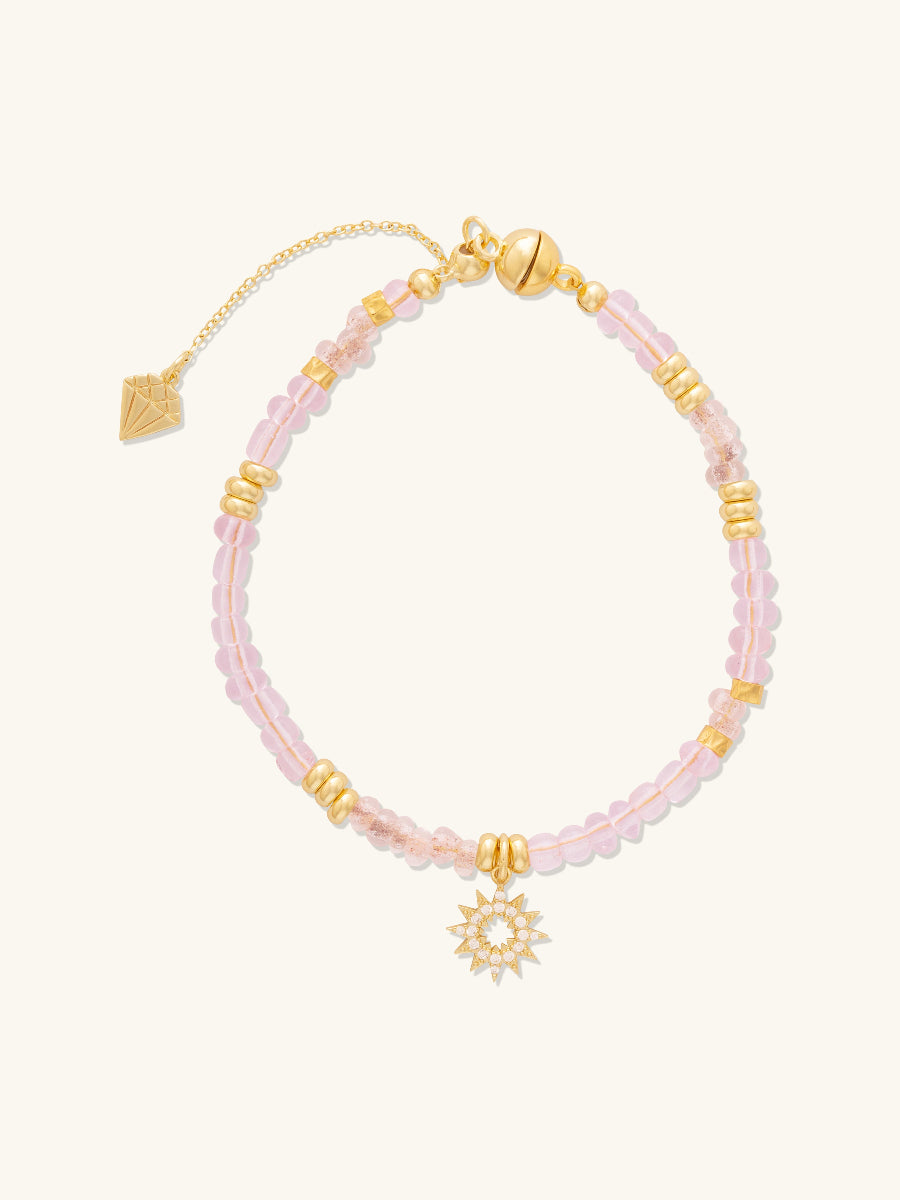 Sun Hues Beaded Gold Bracelet | Wanderlust + Co