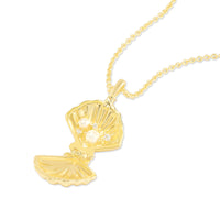 Sundaze Shell Locket Gold Necklace | Wanderlust + Co